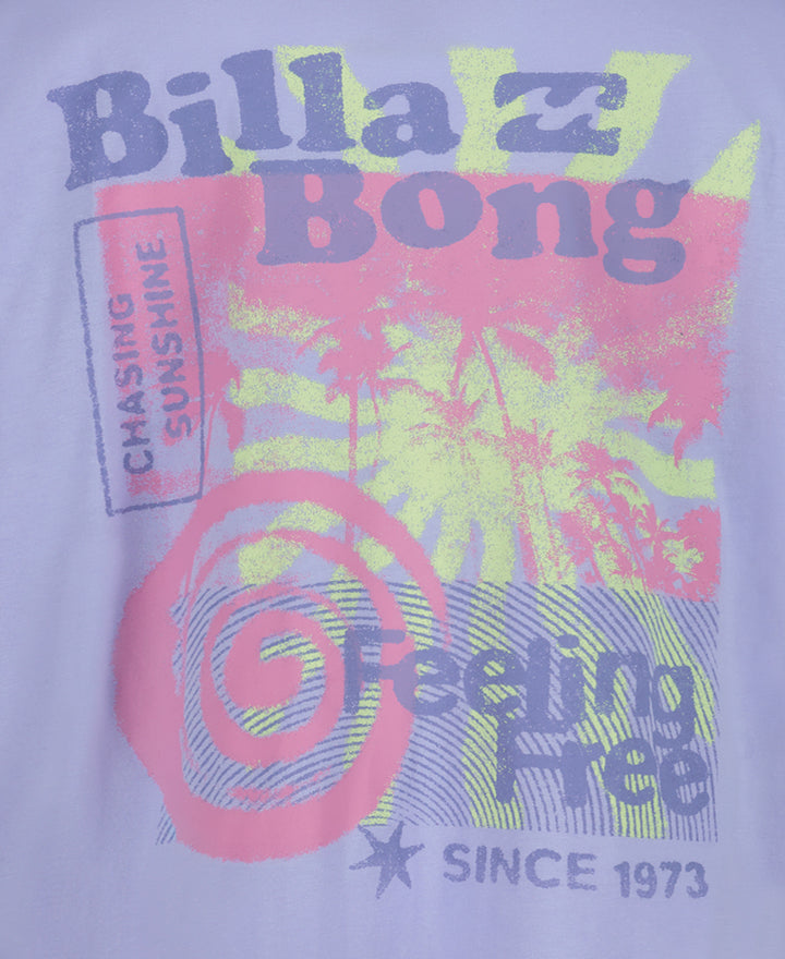 Billabong Sound Oversized T-Shirt (Youth) | Baby Lavender