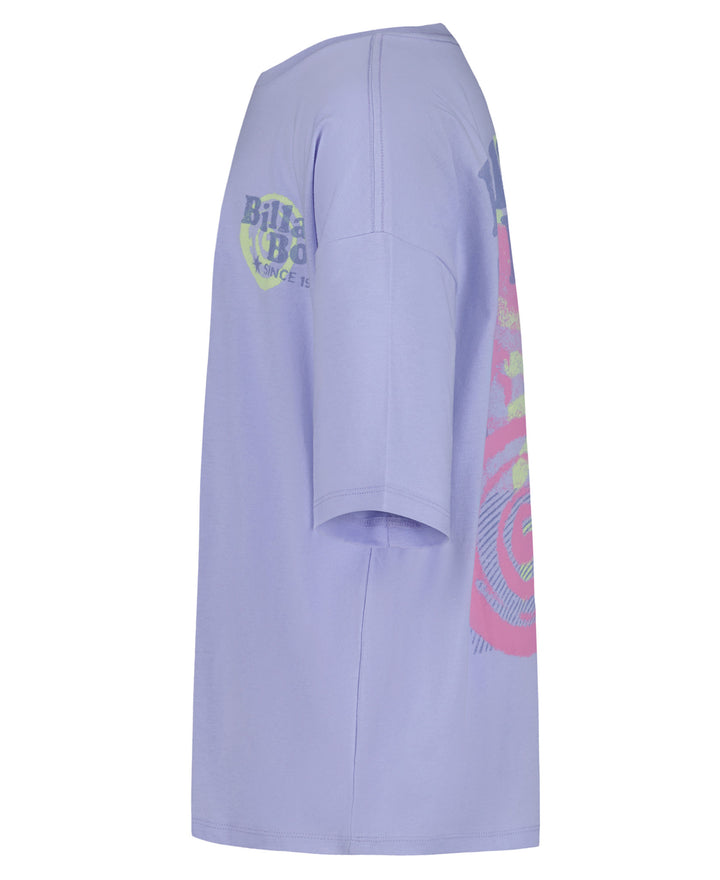 Billabong Sound Oversized T-Shirt (Youth) | Baby Lavender