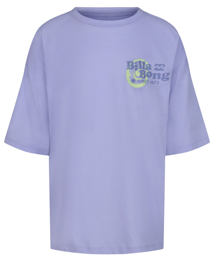 Billabong Sound Oversized T-Shirt (Youth) | Baby Lavender
