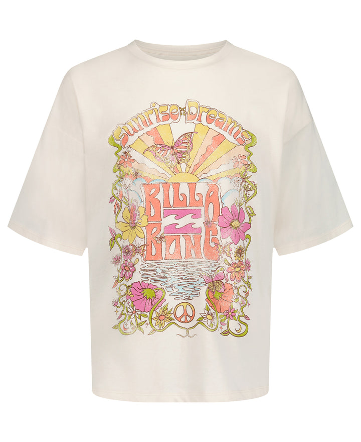 Billabong Sunrise Oversized T-Shirt (Youth) | Salt Crystal