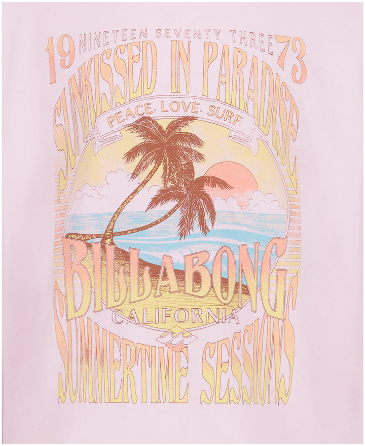 Billabong Making Waves Crewneck (Youth) | Lilac Snow