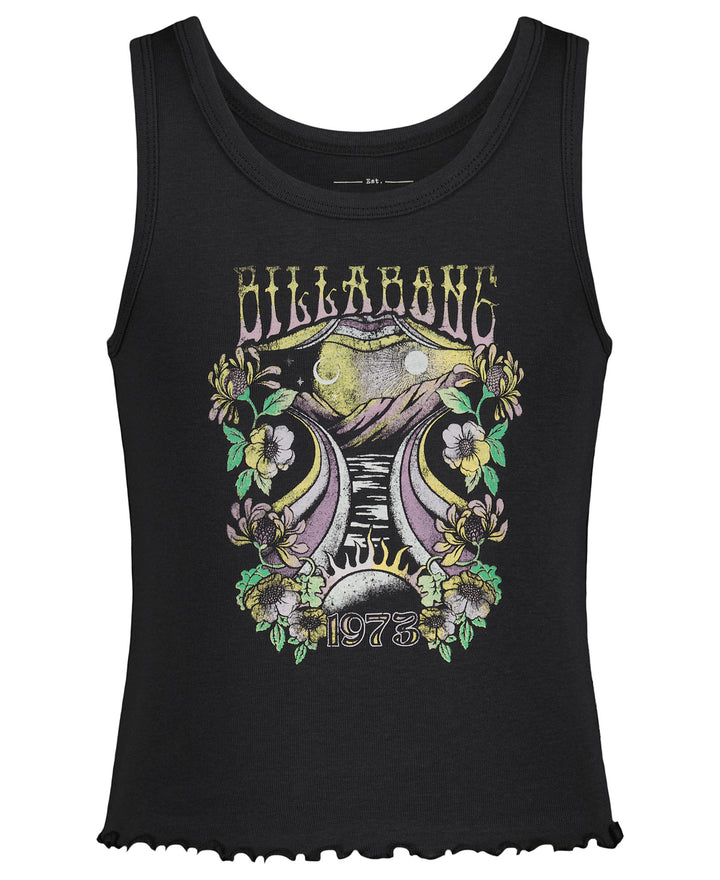 Billabong Wonderland Calls Tank Top (Youth) Black Sands