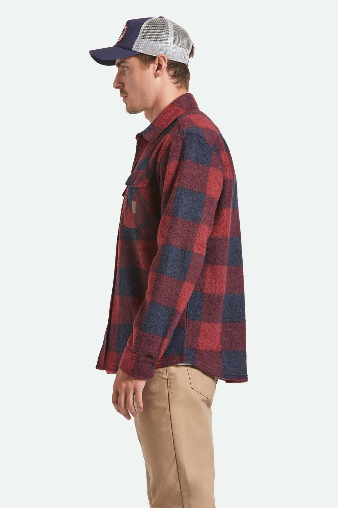 Brixton Bowery Long Sleeve Arctic Stretch (Men&