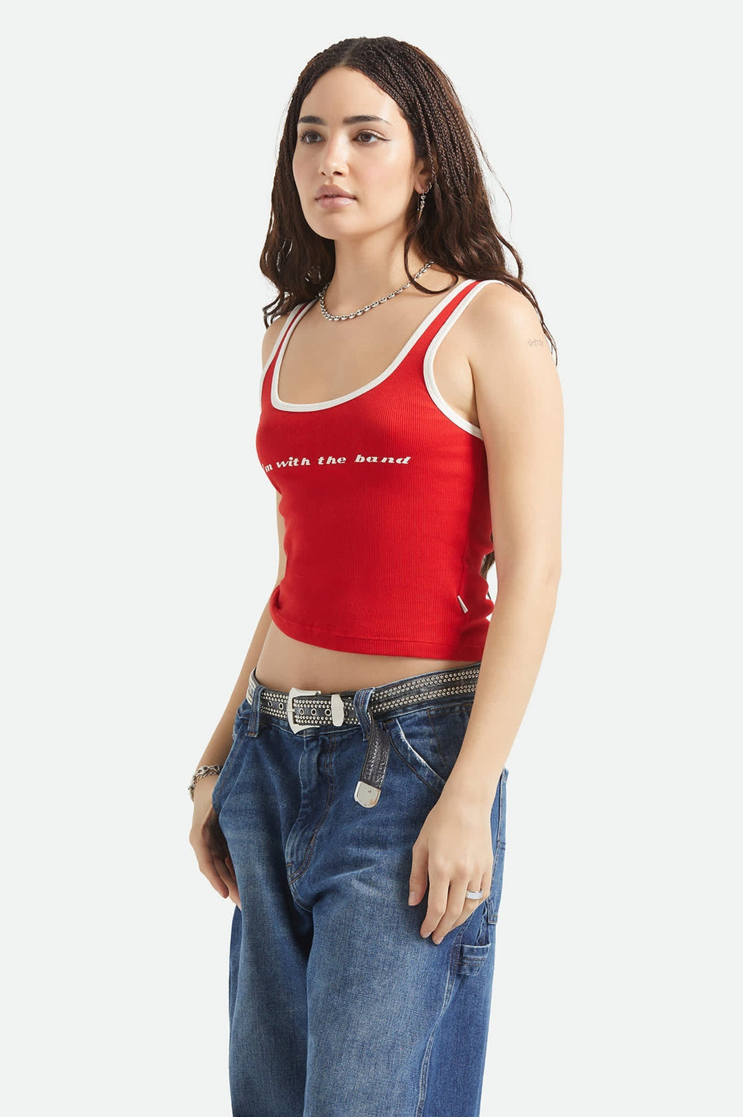 Brixton Im With The Band Ringer Tank (Women&