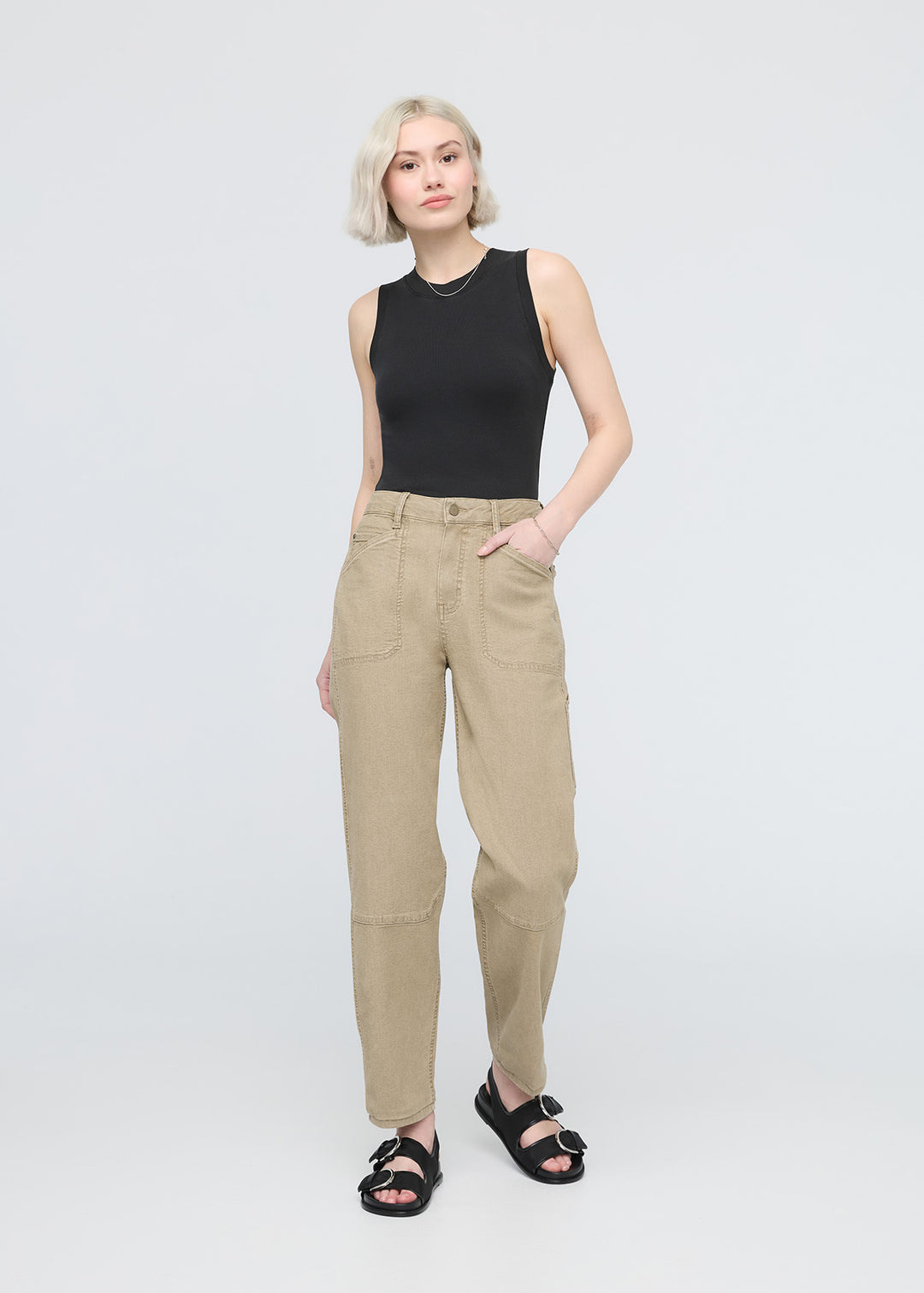 Duer Stretch Canvas Utility Pant (Womens) | Tan