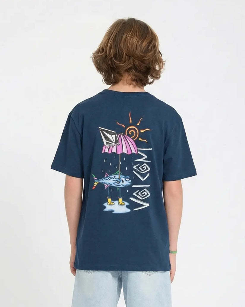 Volcom Sunfish Sst (Youth) | Dust Bowl Indigo