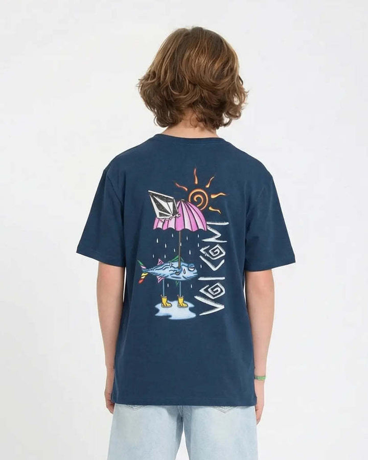 Volcom Sunfish Sst (Youth) | Dust Bowl Indigo