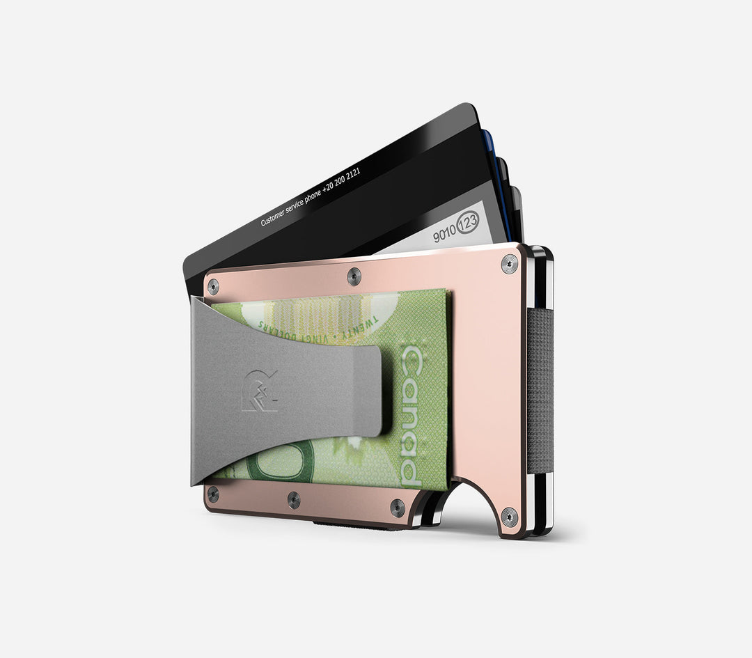Ridge Aluminum - Money Clip | Rose Gold