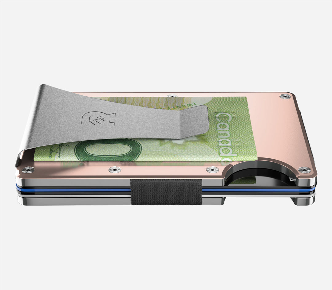 Ridge Aluminum - Money Clip | Rose Gold