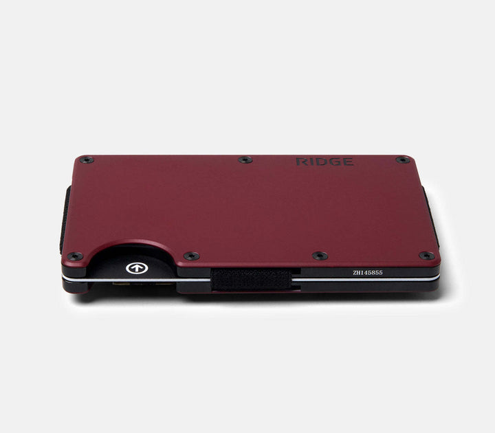 Ridge Aluminum - Cash Strap | Black Cherry