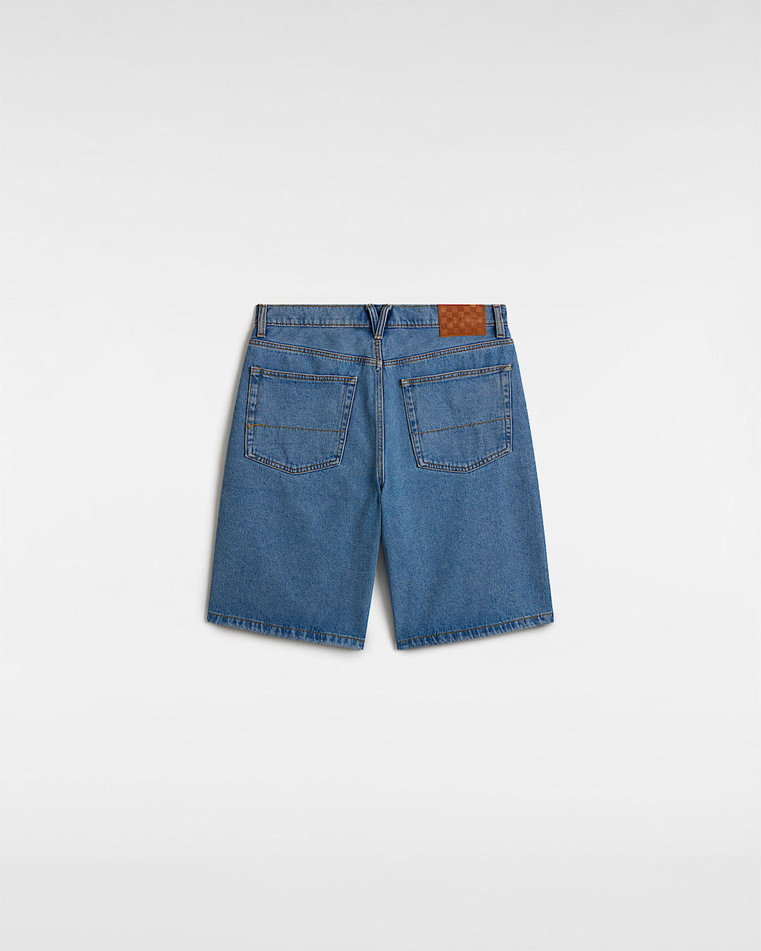 Vans Check-5 Baggy Denim Short (Mens) | Stonewash Blue