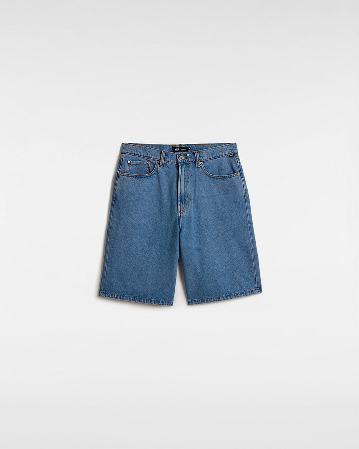 Vans Check-5 Baggy Denim Short (Mens) | Stonewash Blue