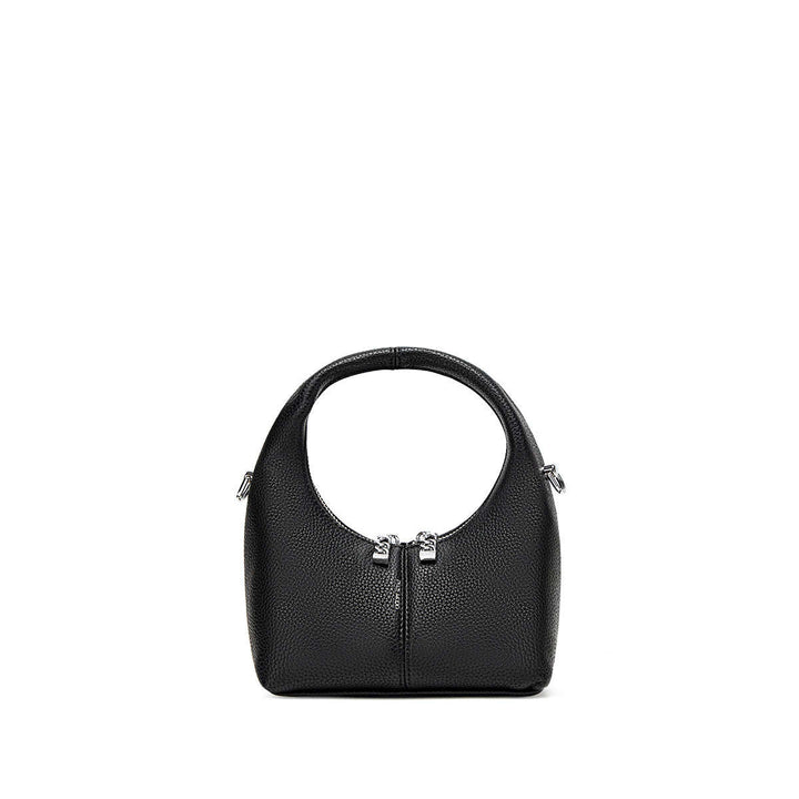 Pixie Mood Circle Crossbody Bag | Black Pebbled