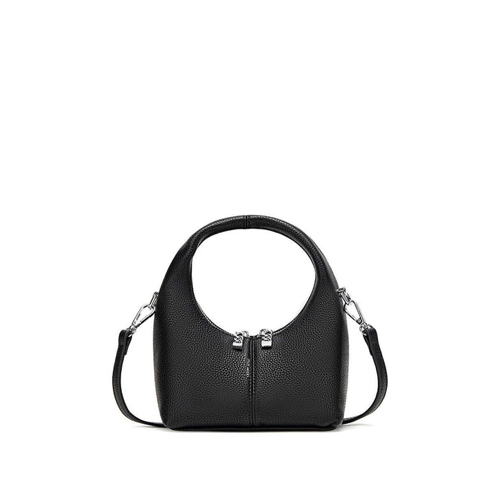 Pixie Mood Circle Crossbody Bag | Black Pebbled