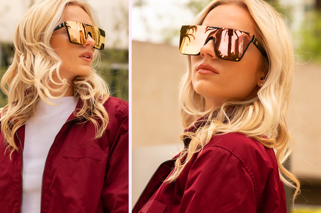 Heatwave Clarity Black | Rose Gold Lens