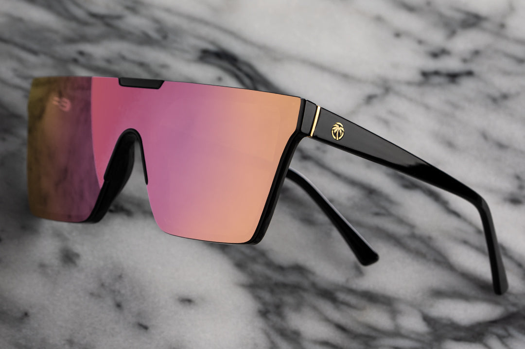 Heatwave Clarity Black | Rose Gold Lens