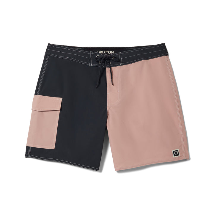 Brixton Classic Trunk 17" (Mens) | Black/Silver Pink