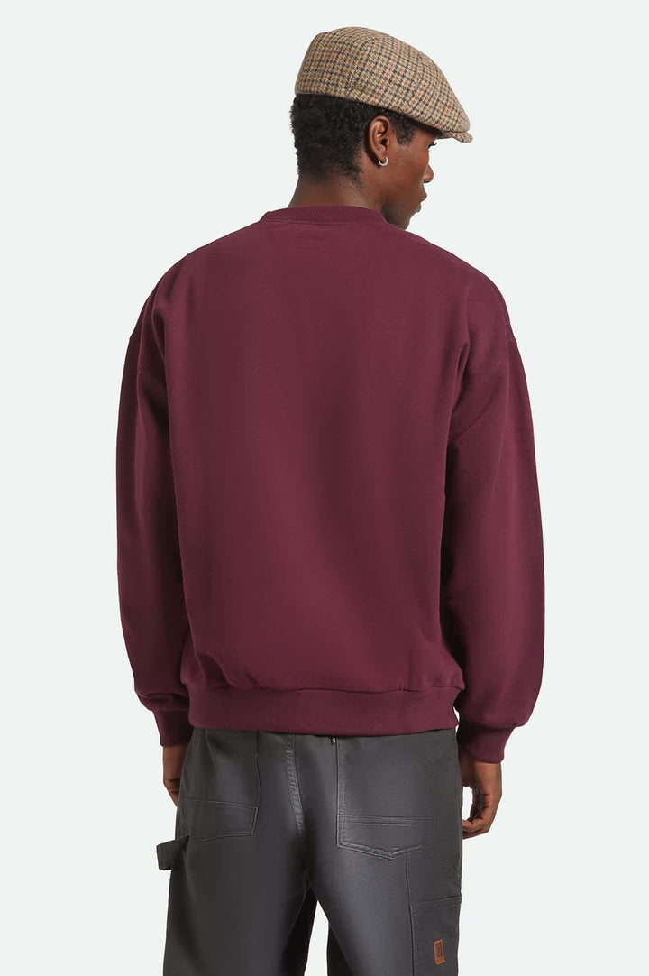 Brixton Embroidered Heavy Weight Crew (Men&