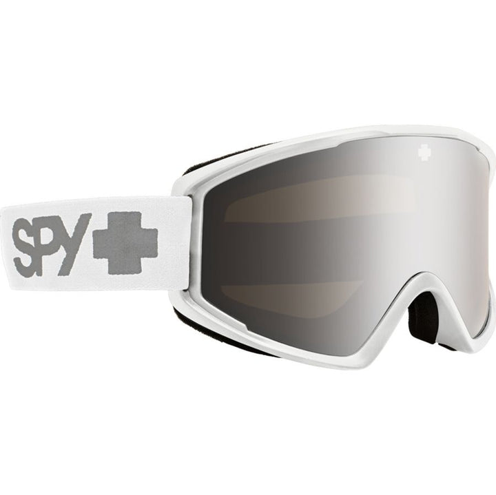 Spy Crusher Elite Eco Matte White | Silver Mirror