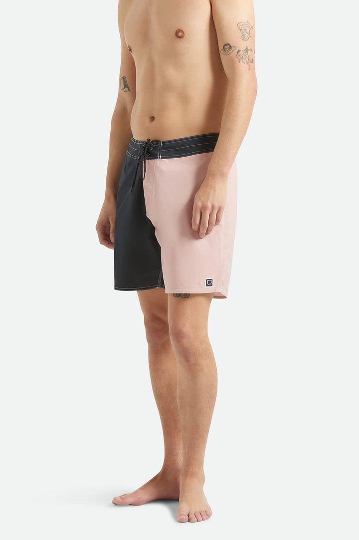 Brixton Classic Trunk 17" (Mens) | Black/Silver Pink
