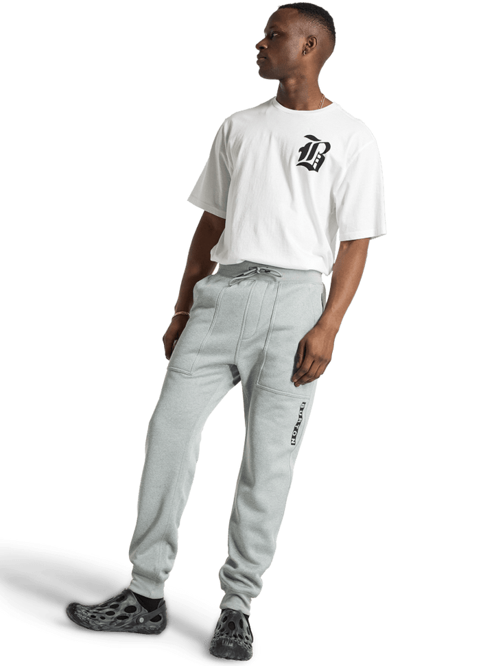 Burton Oak Fleece Pants 2026 (Mens) | Gray Heather