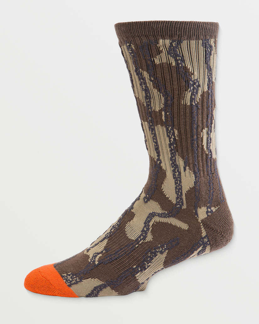 Volcom Workwear Sock Pair (Mens) | Brindle