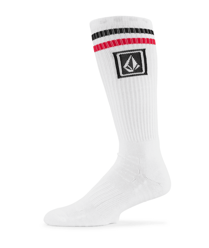 Volcom Mens Ramp Stone Skate Sock Pr | White