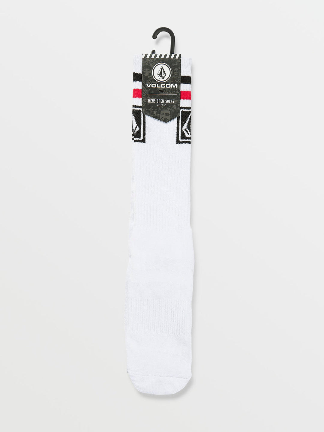 Volcom Mens Ramp Stone Skate Sock Pr | White