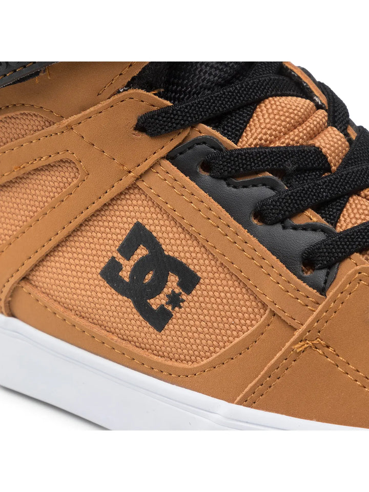 DC Pure High-Top Winterized EV Youth Shoes | Brown/Wheat