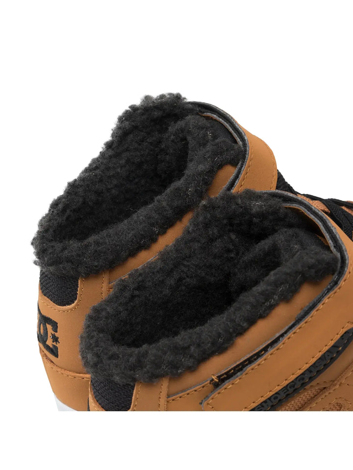 DC Pure High-Top Winterized EV Youth Shoes | Brown/Wheat