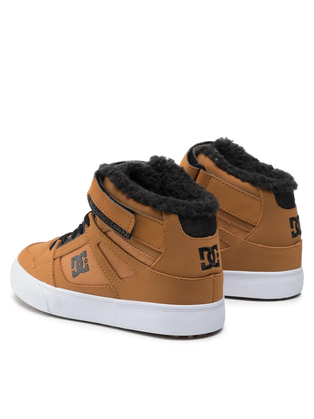 DC Pure High-Top Winterized EV Youth Shoes | Brown/Wheat