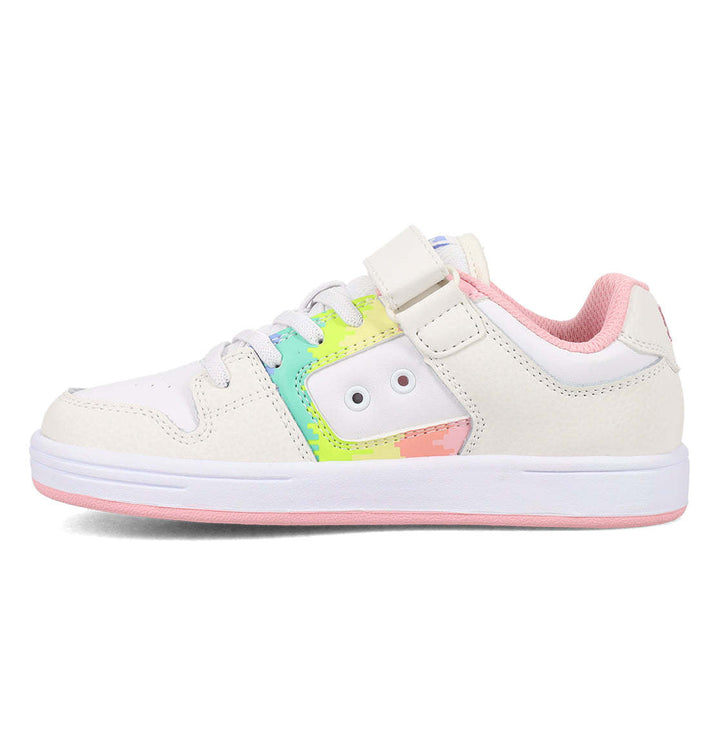 DC Manteca 4 V Youth Shoes | White/Pink/Multi