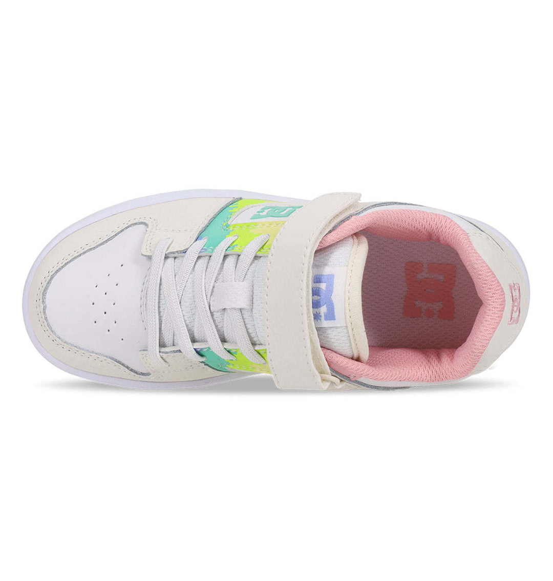DC Manteca 4 V Youth Shoes | White/Pink/Multi