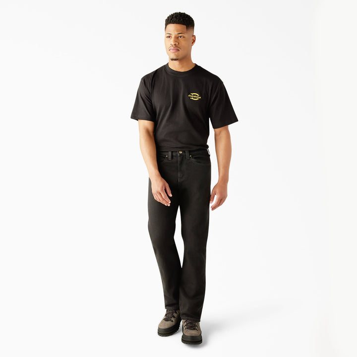 Dickies 5-Pocket Regular Fit Jean (Mens) | Black Denim