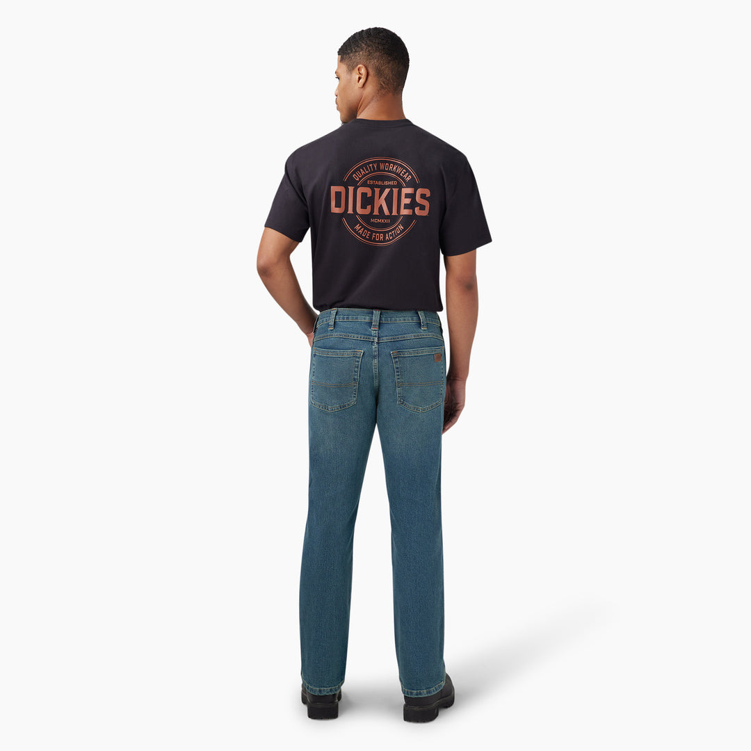 Dickies 5-Pocket Regular Fit Jean (Mens) | Denim Tinted Wash