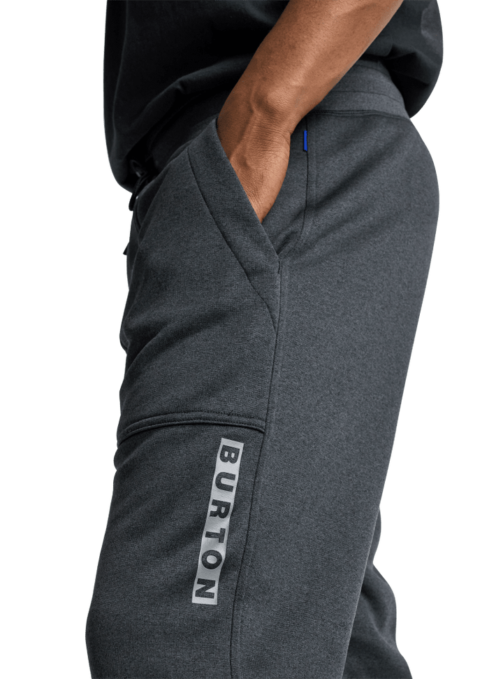 Burton Oak Fleece Pants 2026 (Mens) | True Black Heather