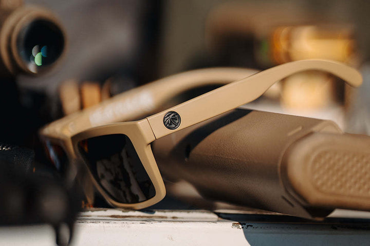 Heatwave XL Vise Z87 Desert Tan | Ultra Black Polarized