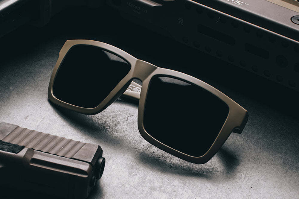Heatwave XL Vise Z87 Desert Tan | Ultra Black Polarized