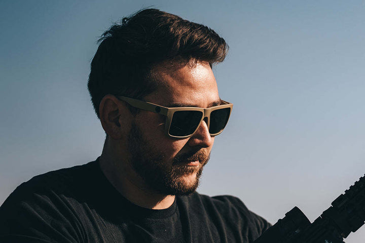 Heatwave XL Vise Z87 Desert Tan | Ultra Black Polarized