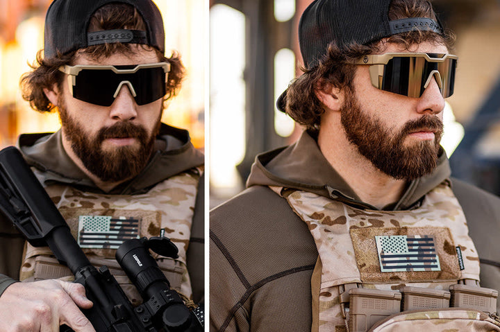 Heatwave Future Tech Z87+ Desert Tan/ Black Polarized