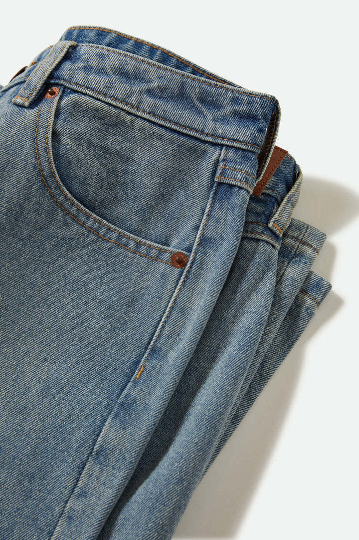 Brixton Margo Cropped 5 Pocket Pant (Womens) | Light Denim