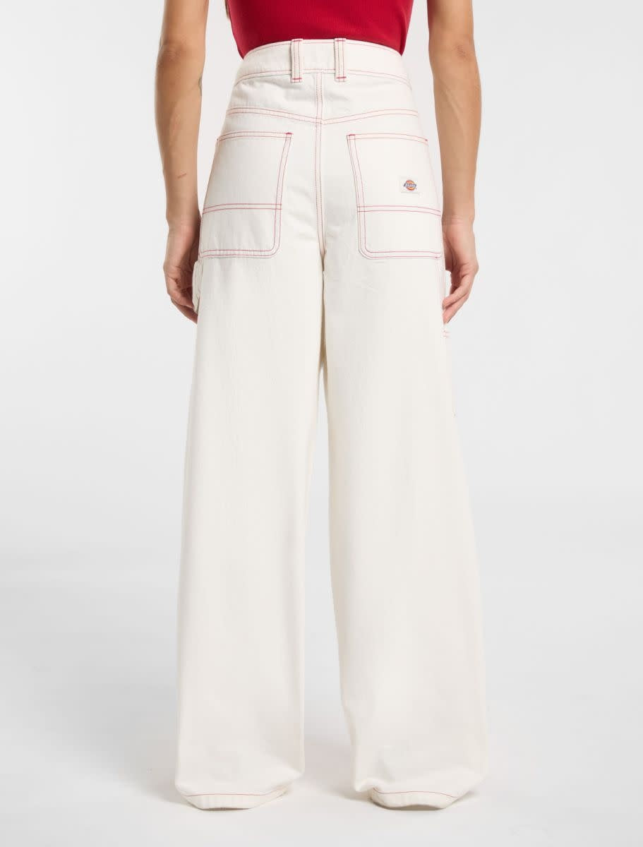 Dickies X Loose Denim Carpenter Pant (Womens) | Egret