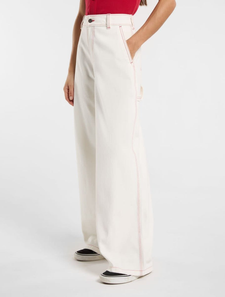 Dickies X Loose Denim Carpenter Pant (Womens) | Egret