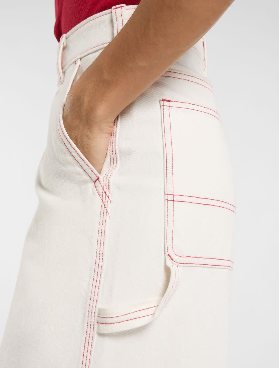 Dickies X Loose Denim Carpenter Pant (Womens) | Egret
