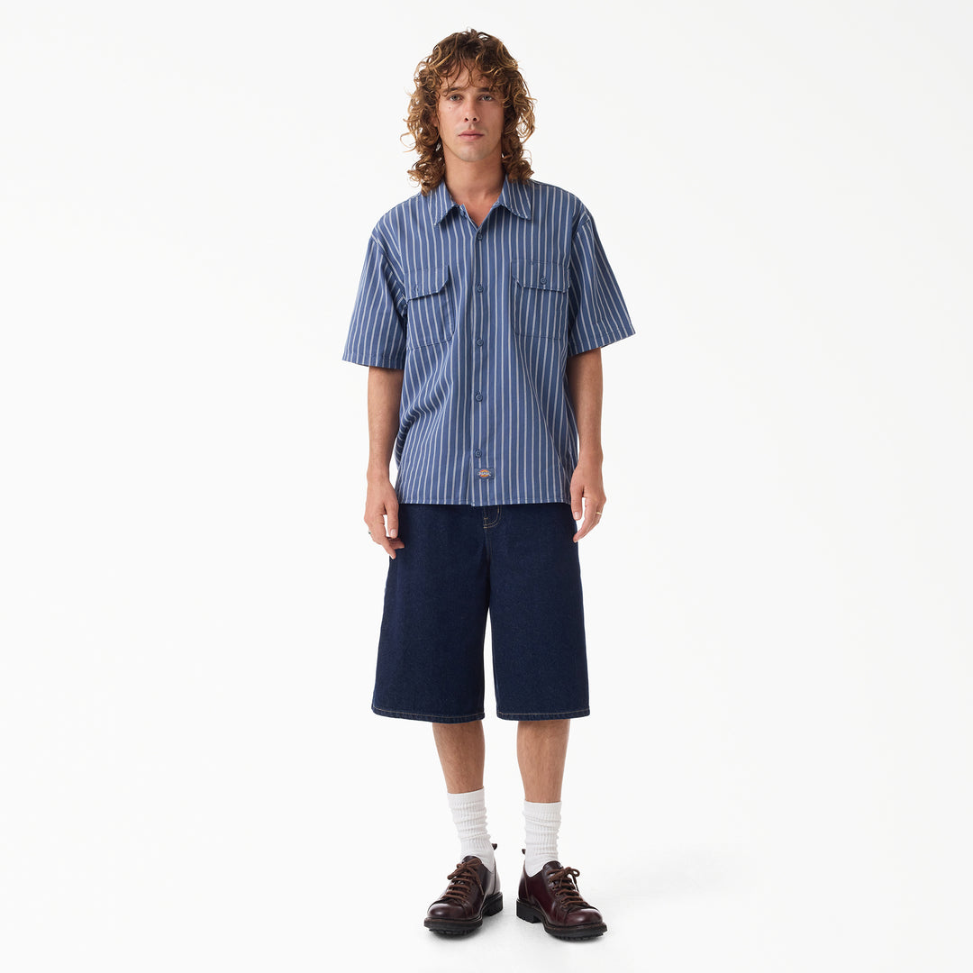 Dickies 958 13" Loose Short Jeans (Mens) | Rinsed