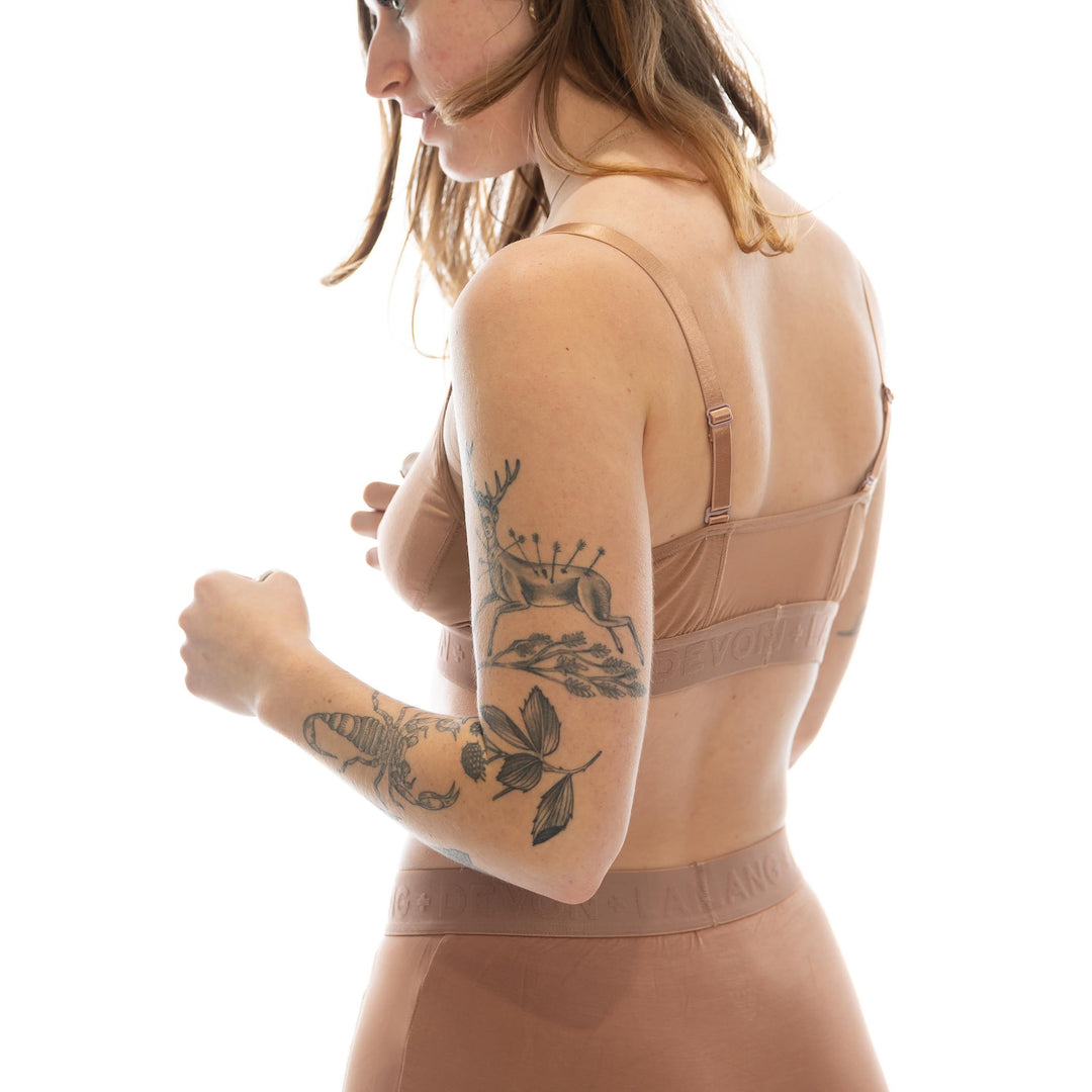 Devon + Lang Bria Bralette (Womens) | Bronze