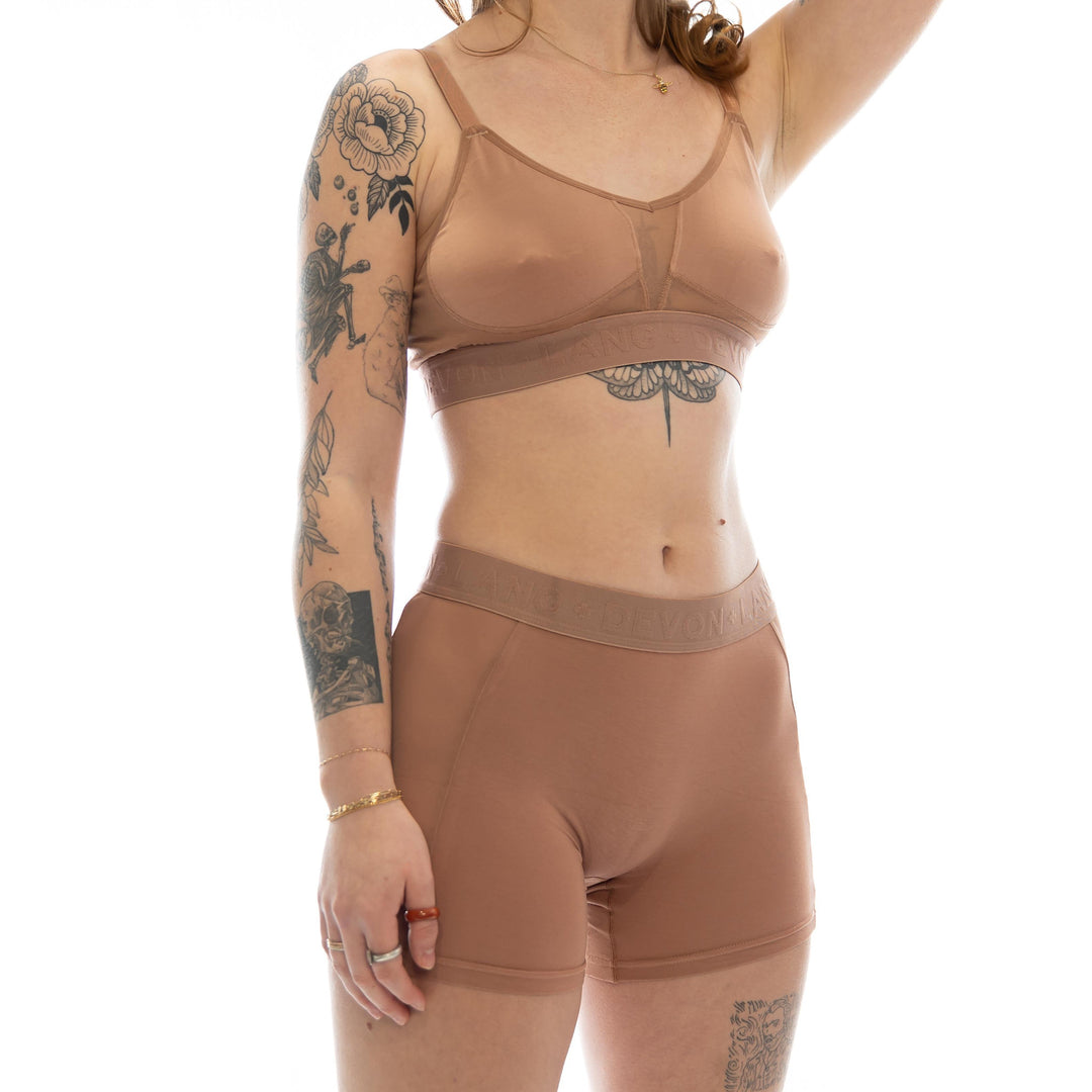 Devon + Lang Bria Bralette (Womens) | Bronze