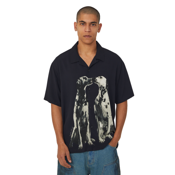 HUF Dogged Short Sleeve Resort Shirt (Men&
