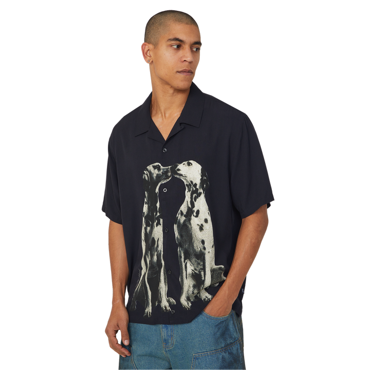 HUF Dogged Short Sleeve Resort Shirt (Men&