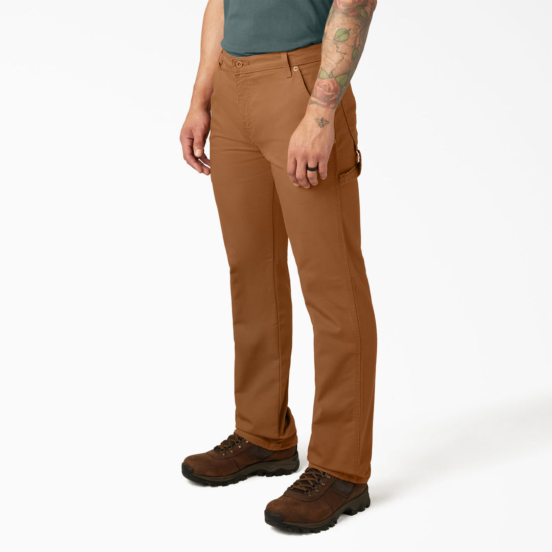 Dickies Duck Carpenter Pant (Mens) | Stonewashed Brown Duck